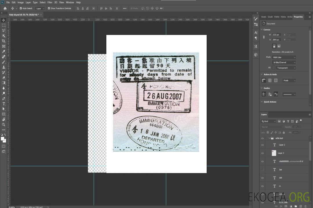 TIMBRES DE VISA DE HONG KONG template TIMBRES DE VISA DE HONG KONG template